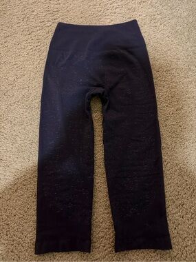 lululemon athletica Navy Seamless High-Rise Leggings crop